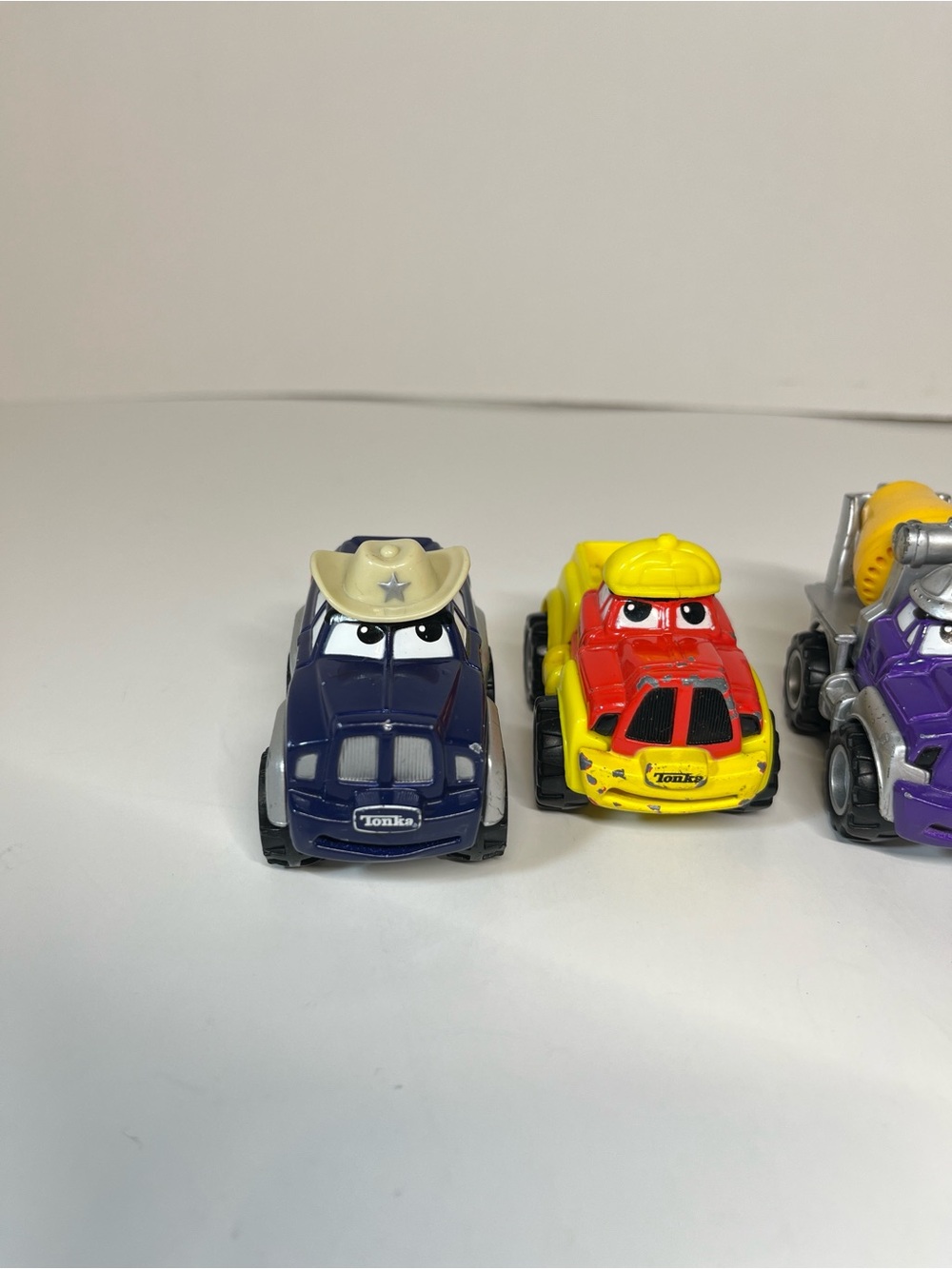 Vintage 2000 / 2001 Tonka Maisto Lot Lil Chuck & Friends Trucks Cowboy Cement - Picture 2 of 16